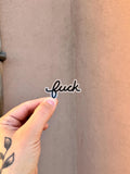 Fuck sticker with Clear Background