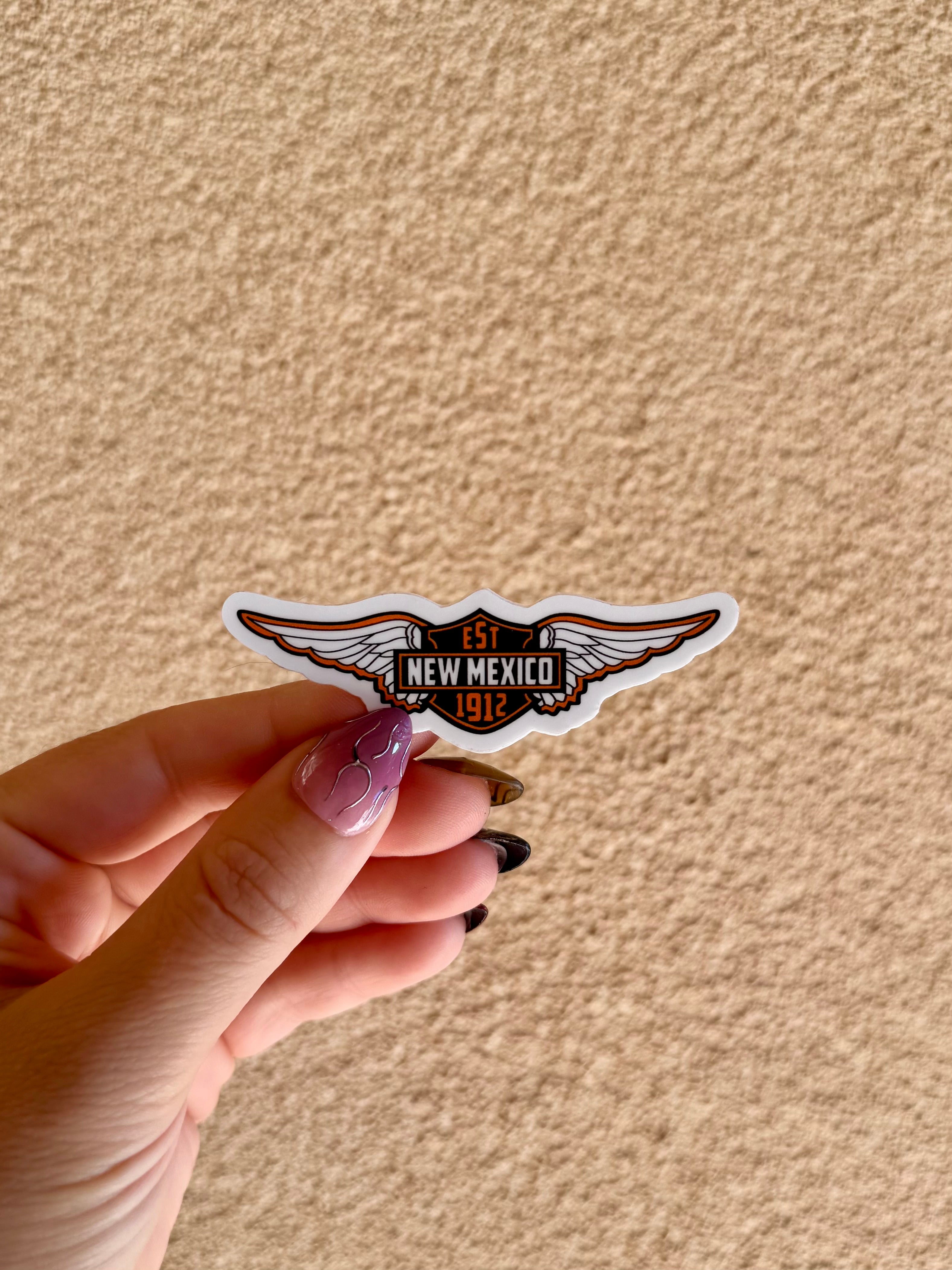 Harley Angel New Mexico Sticker