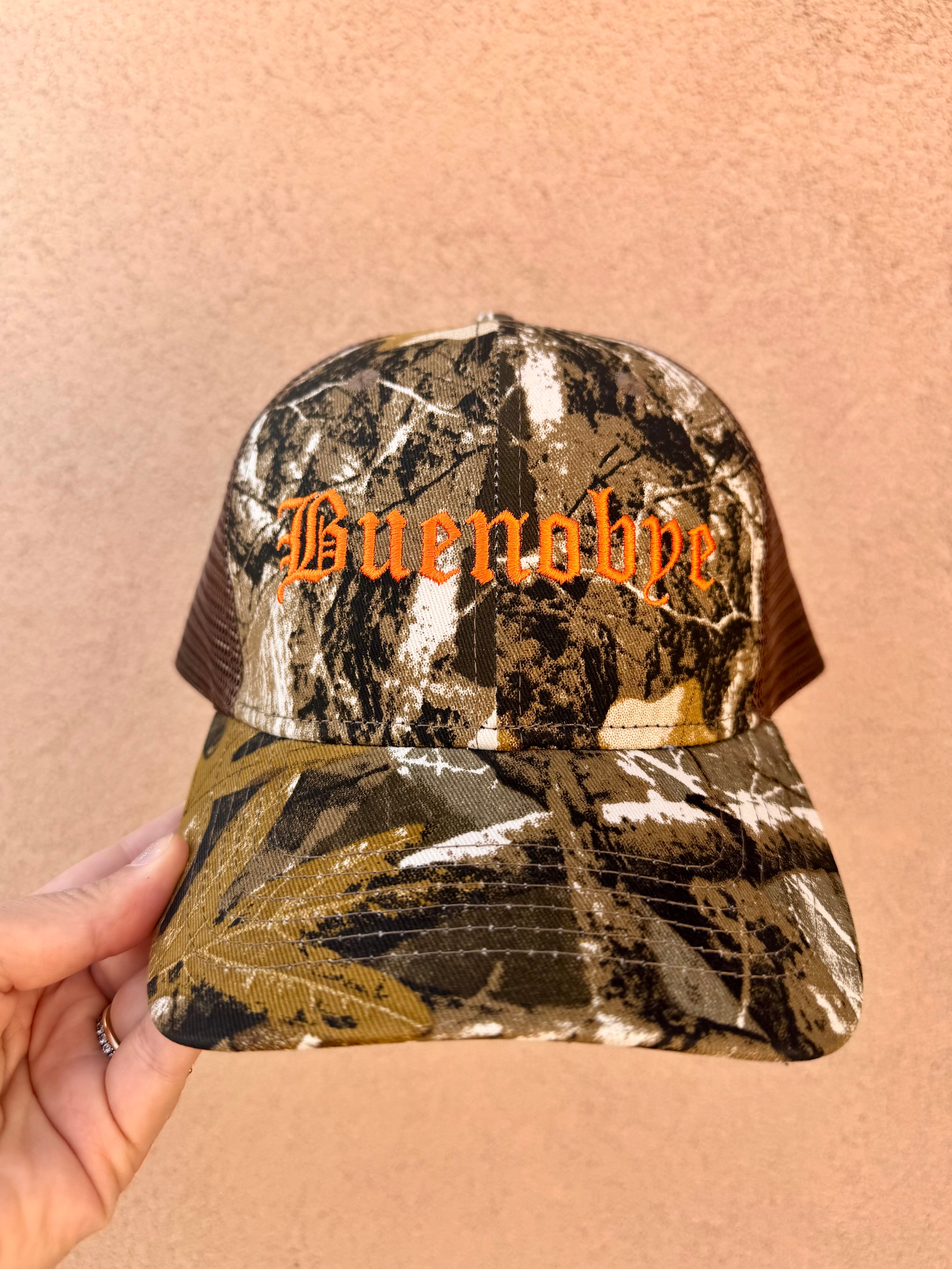 Camo Trucker Buenobye Hat