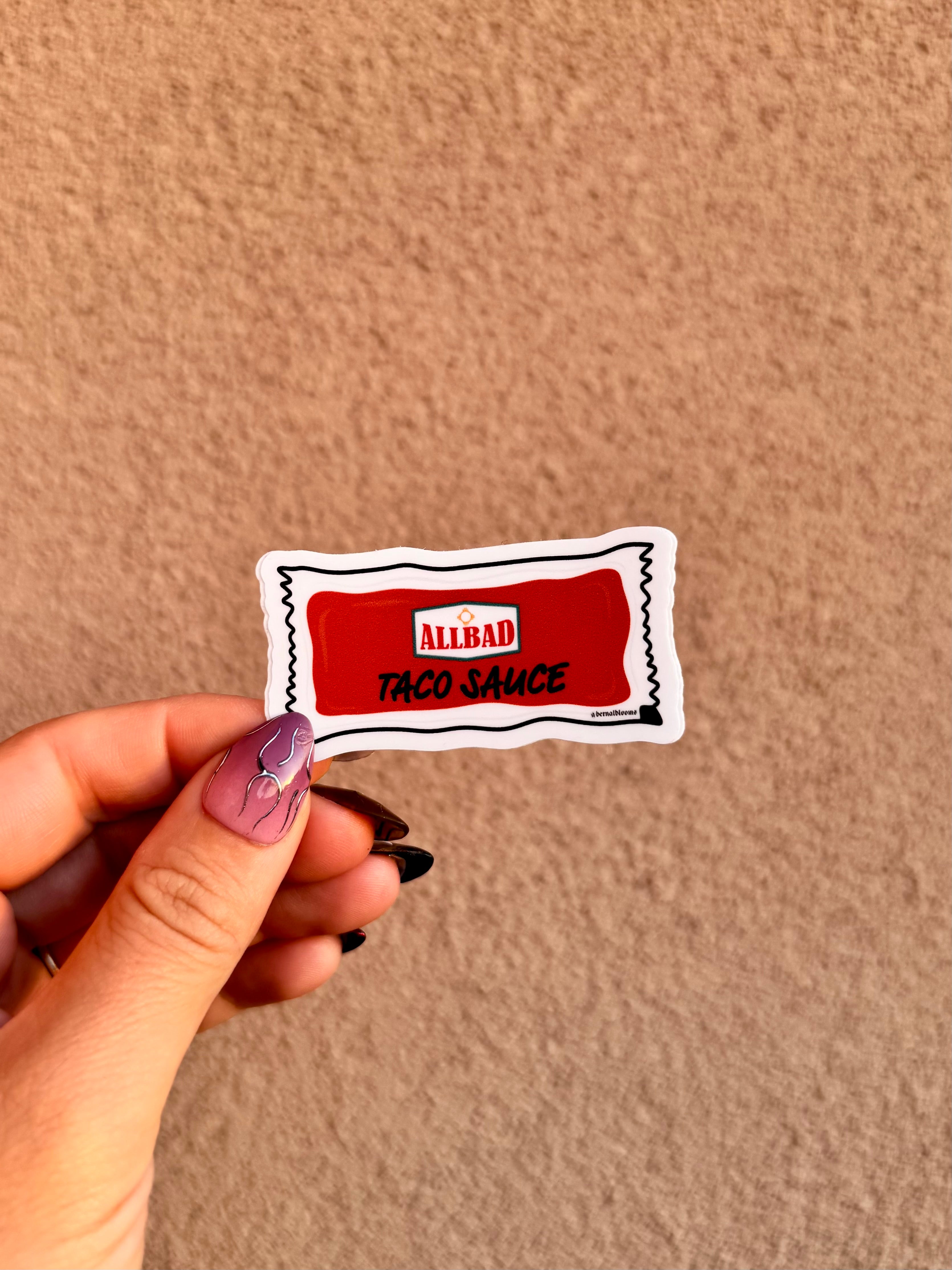 Allbad Hot Sauce Sticker