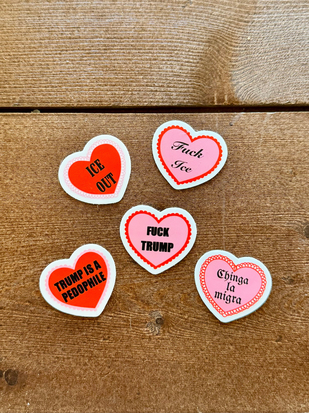 Fuck Trump/Fuck Ice sticker pack