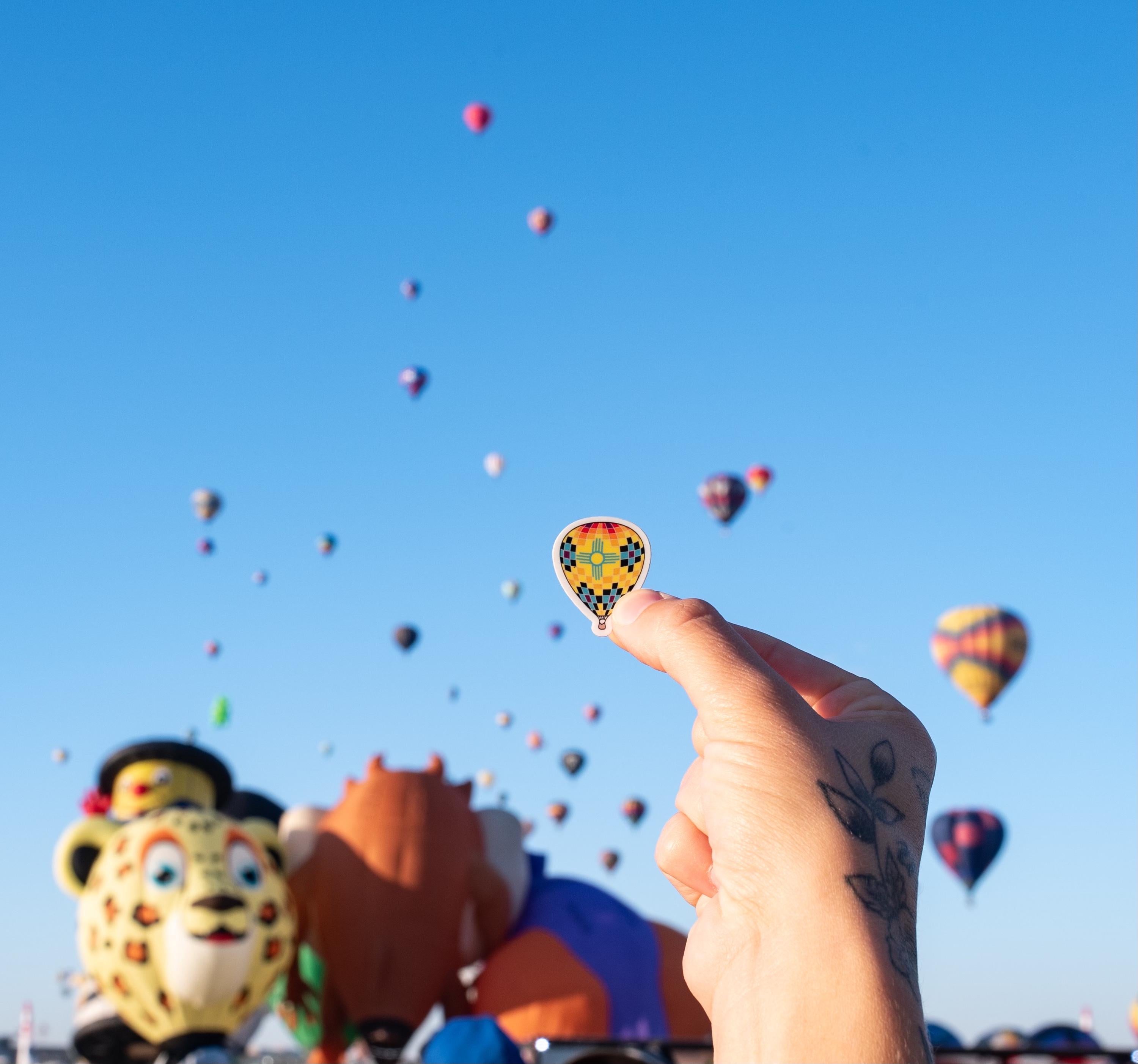 Hot Air Balloon Sticker