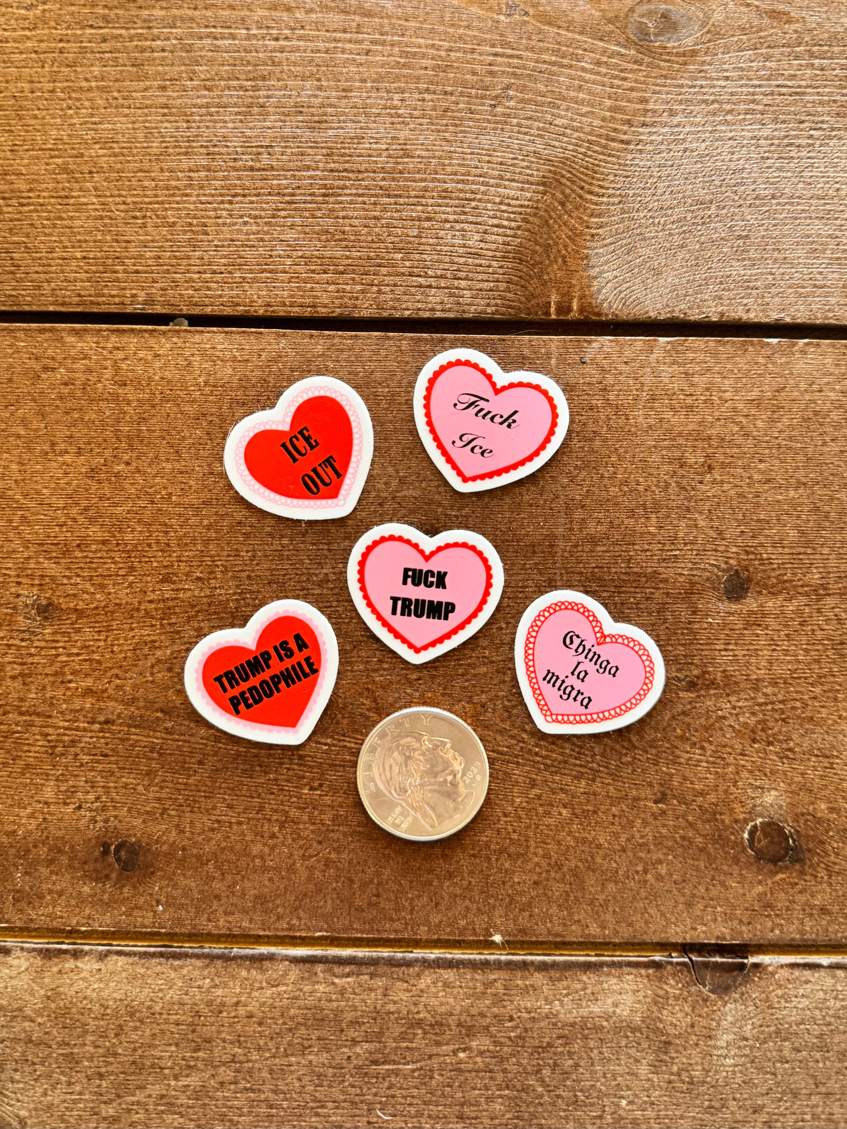 Fuck Trump/Fuck Ice sticker pack