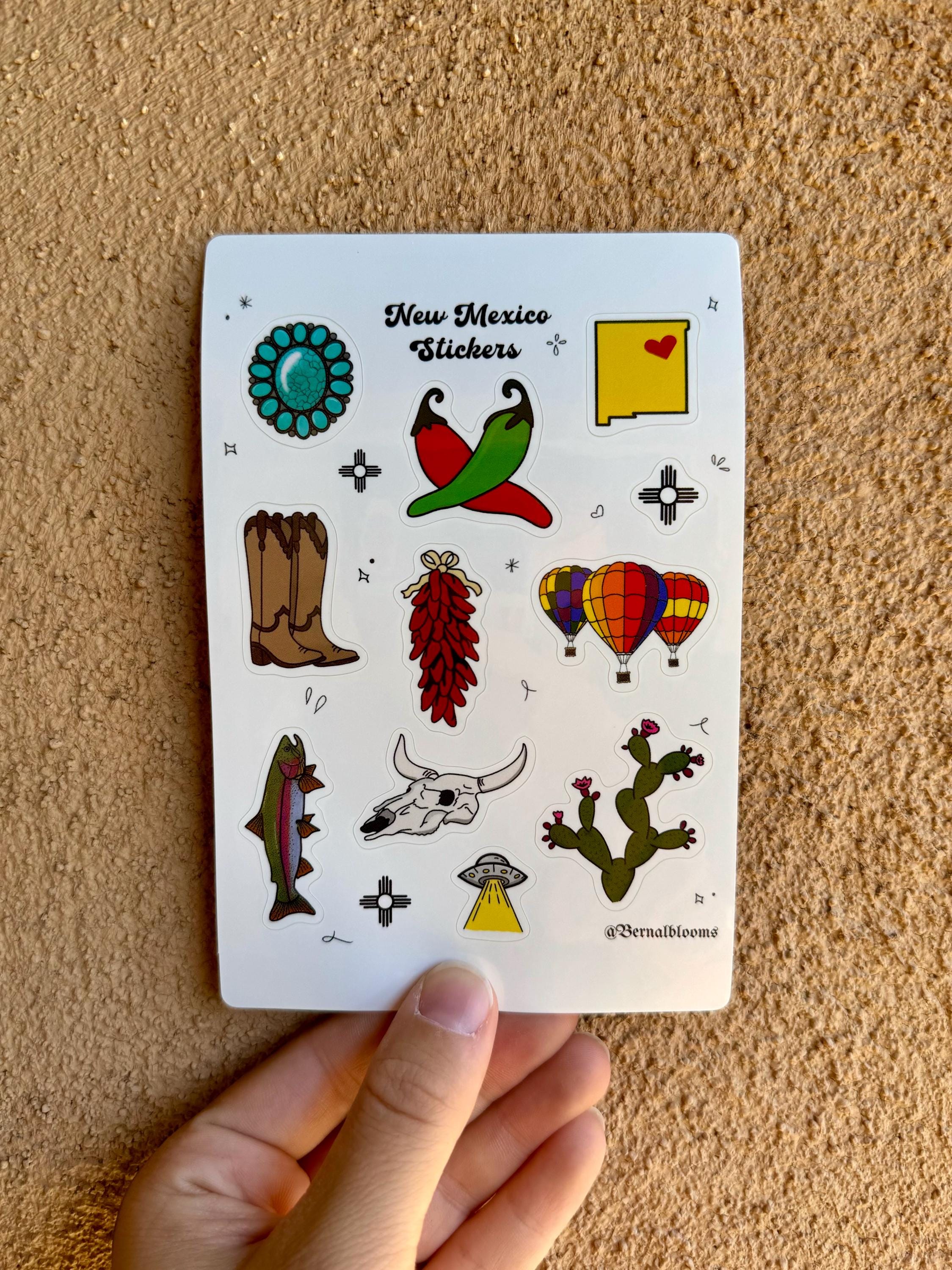 New Mexico Sticker Sheet