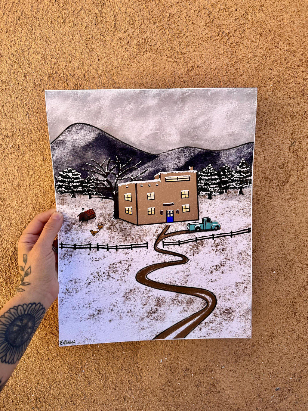 New Mexico Winter Print