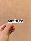Santa Fe New Mexico Sticker