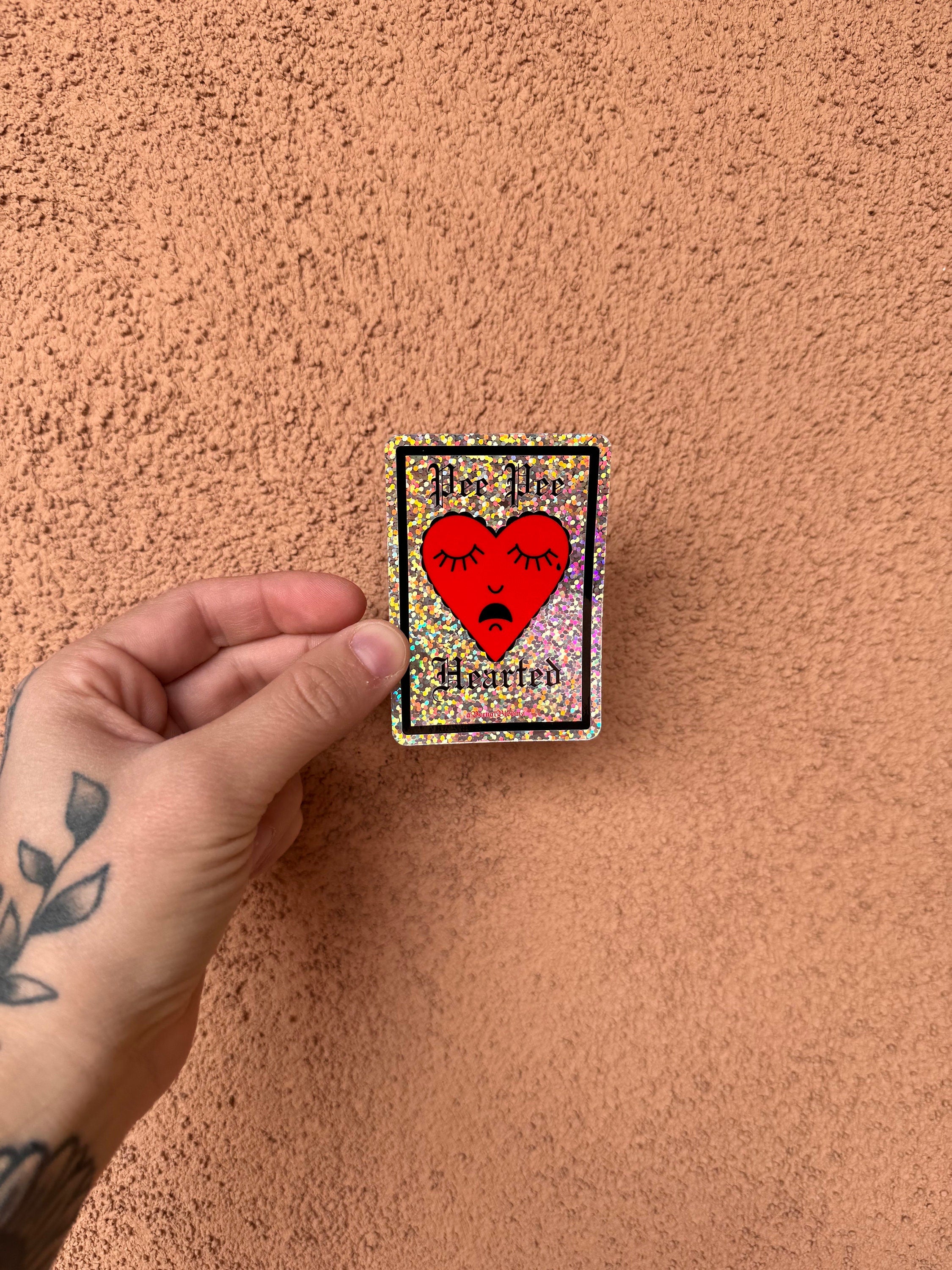 Pee Pee Hearted Sticker