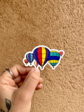 Hot Air Balloon Sticker