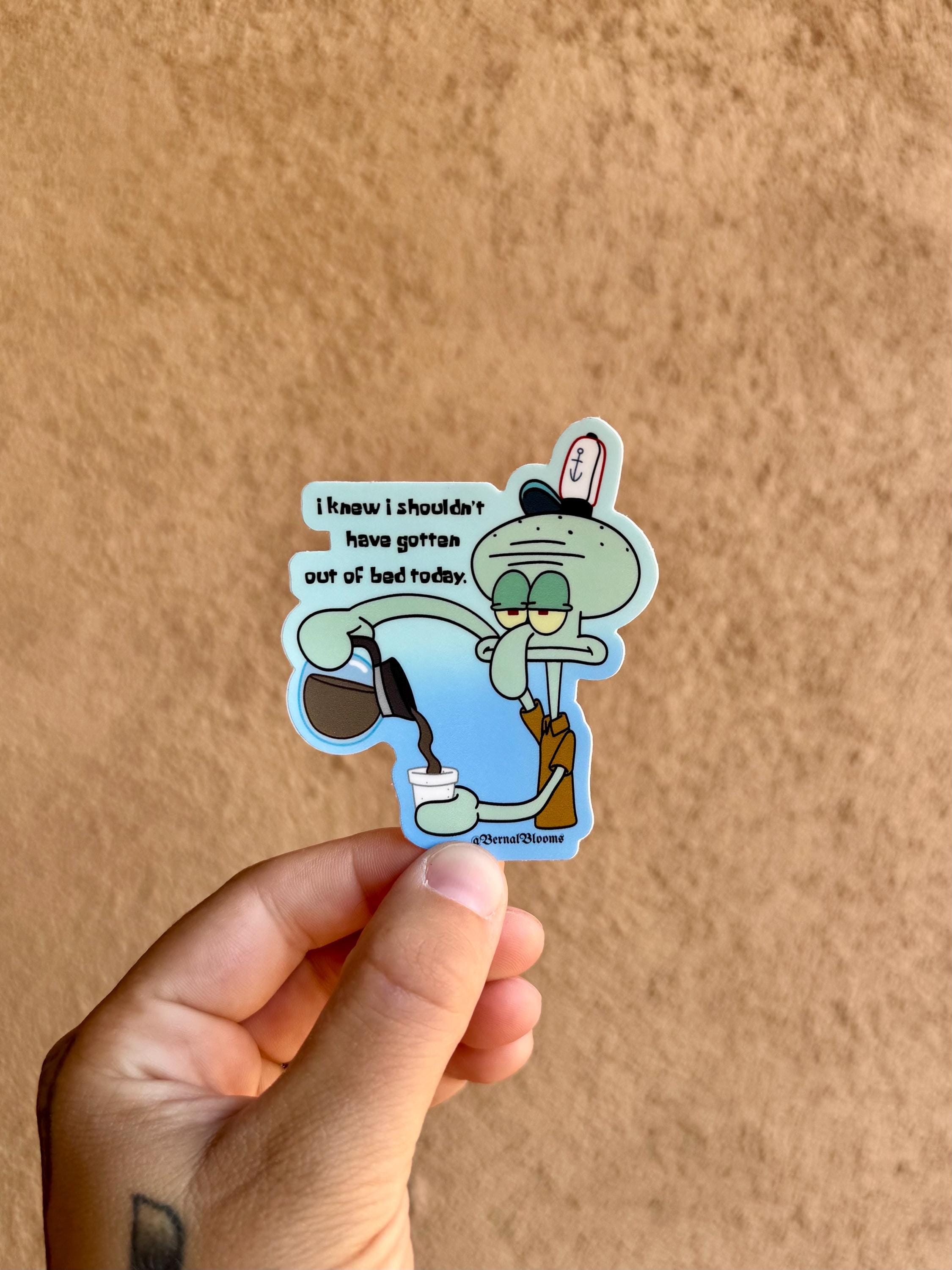 Cartoon Squid Sticker