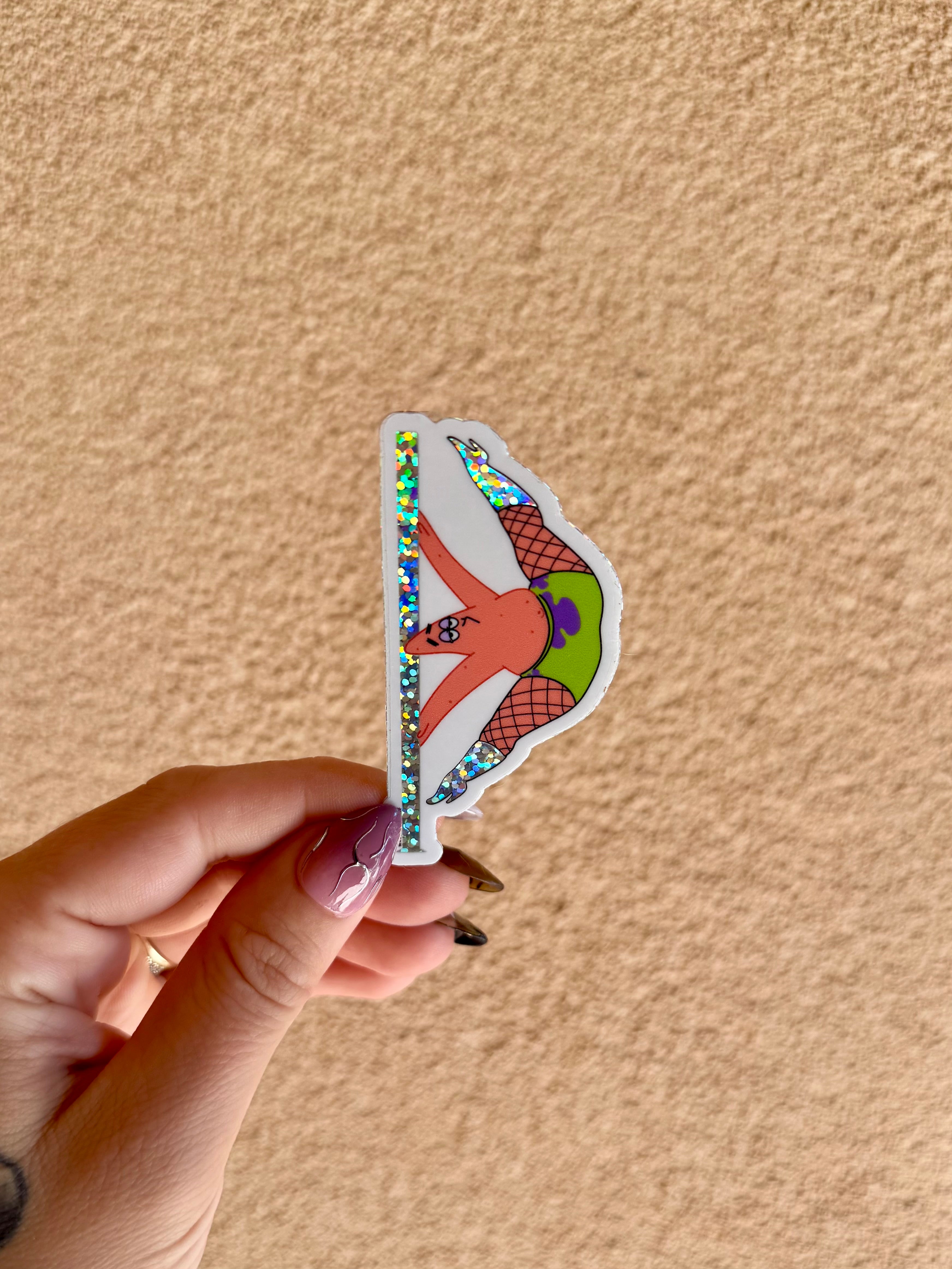 Cartoon Starfish Dancer Sticker