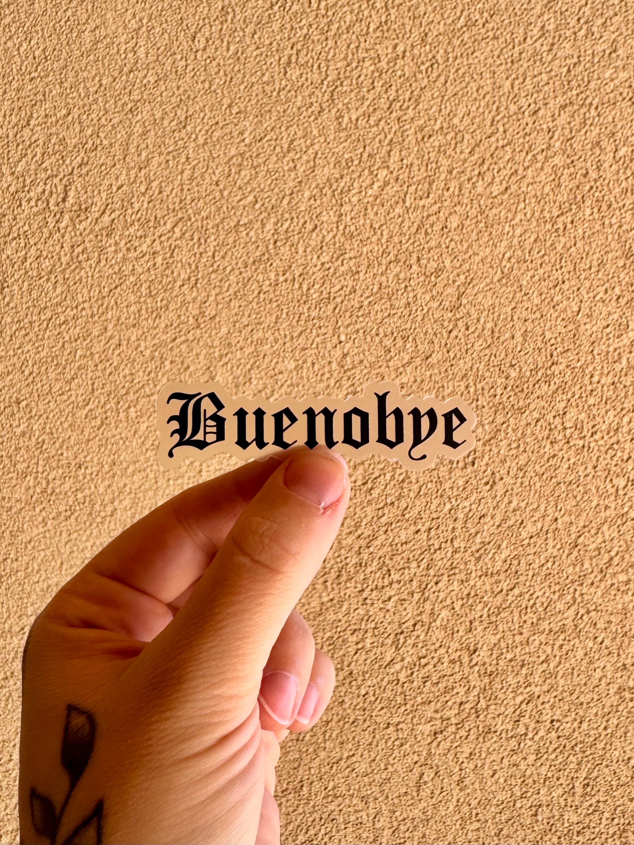 Buenobye Sticker