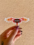 Harley Flames New Mexico Sticker