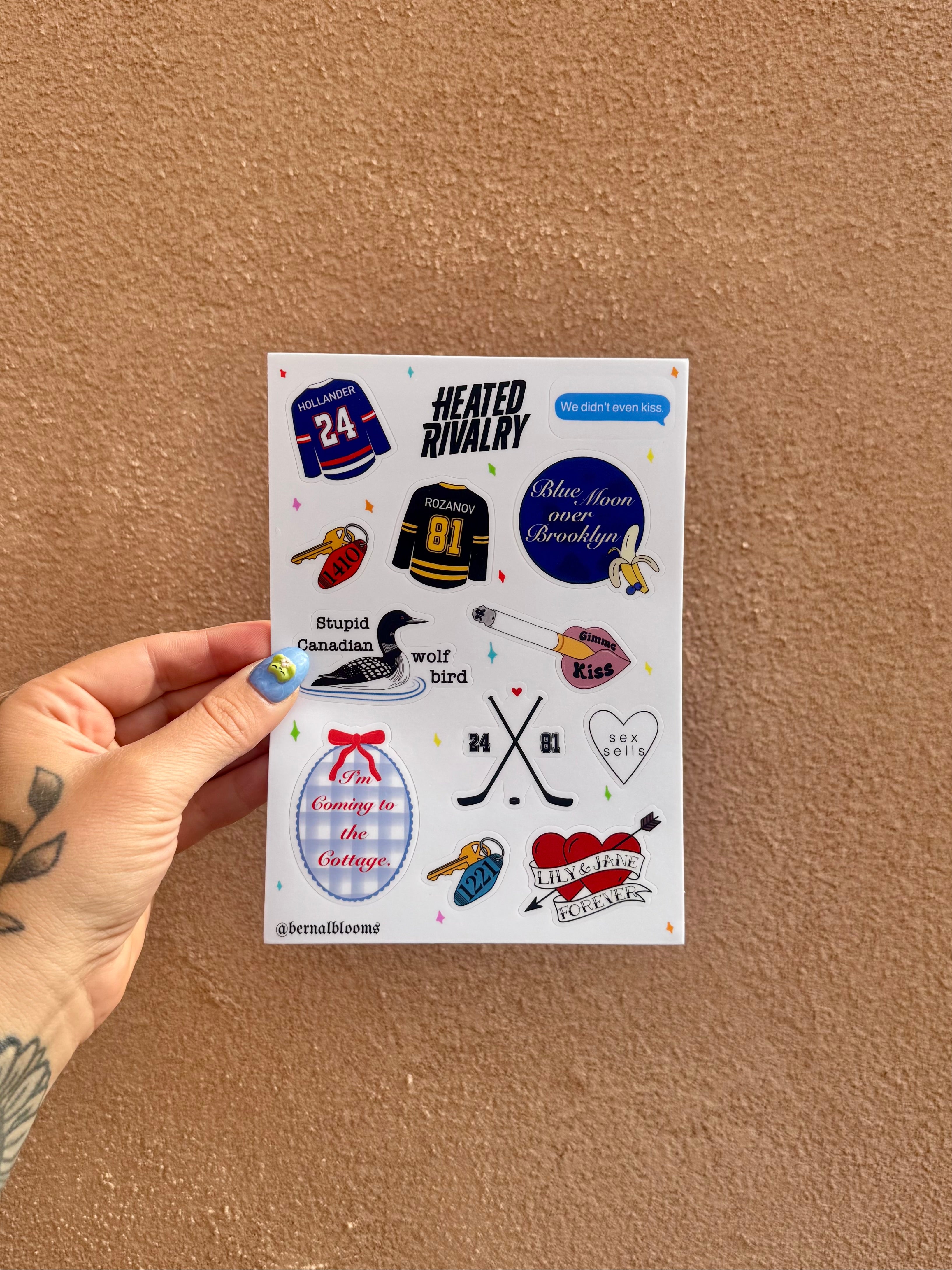 Heated Rivalry Sticker Sheet