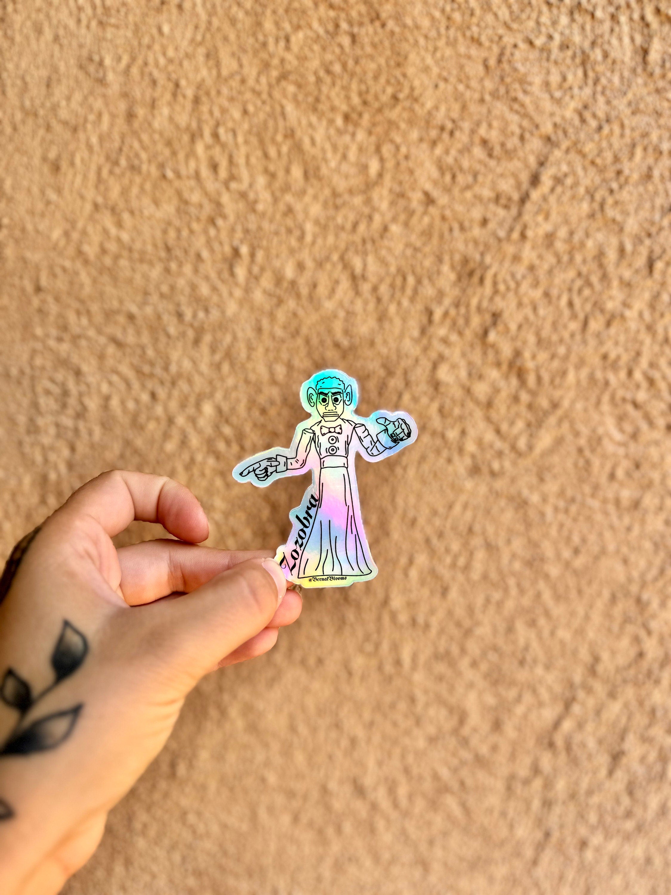 Zozobra Holographic Sticker