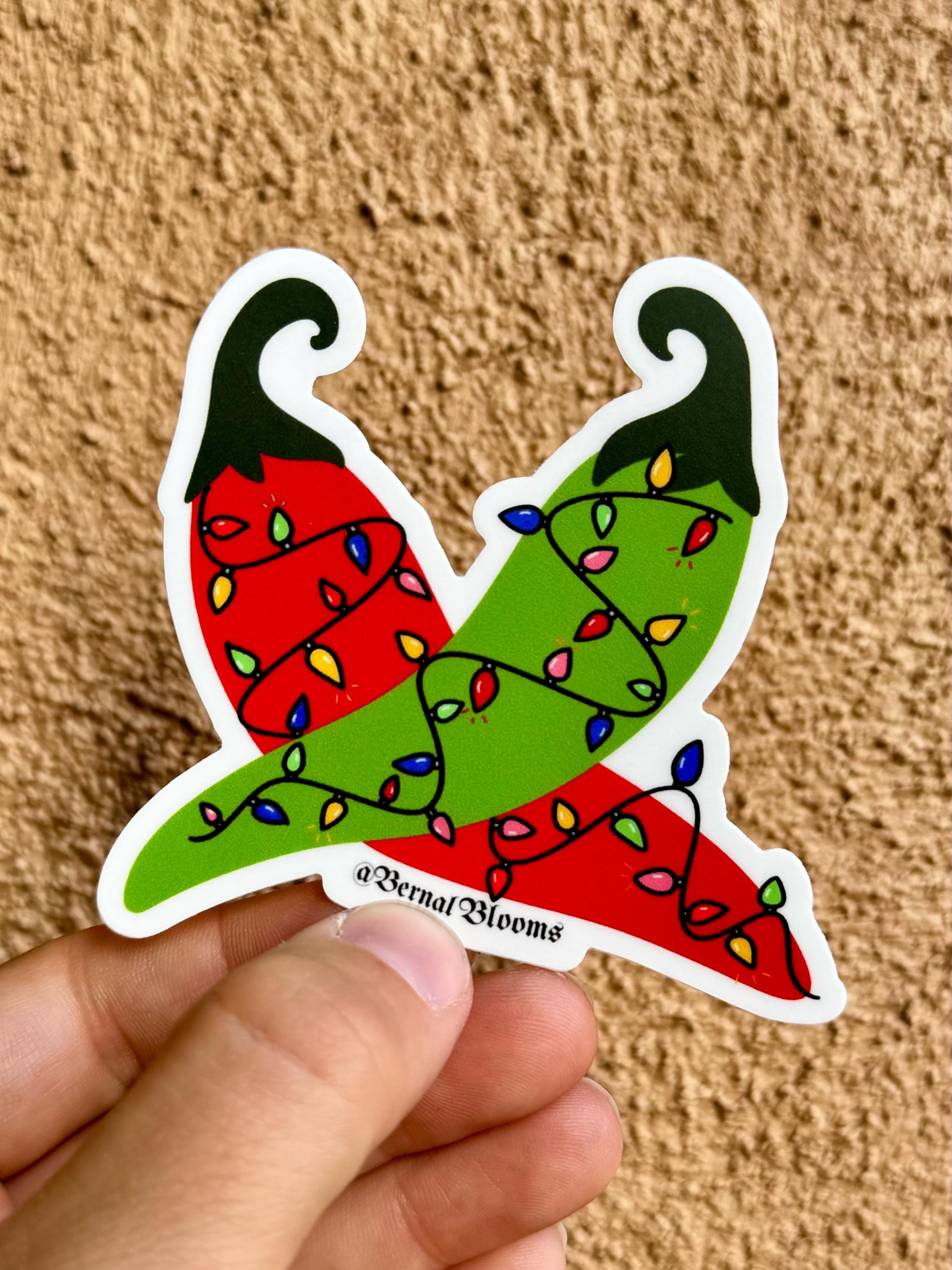 Christmas Chile sticker