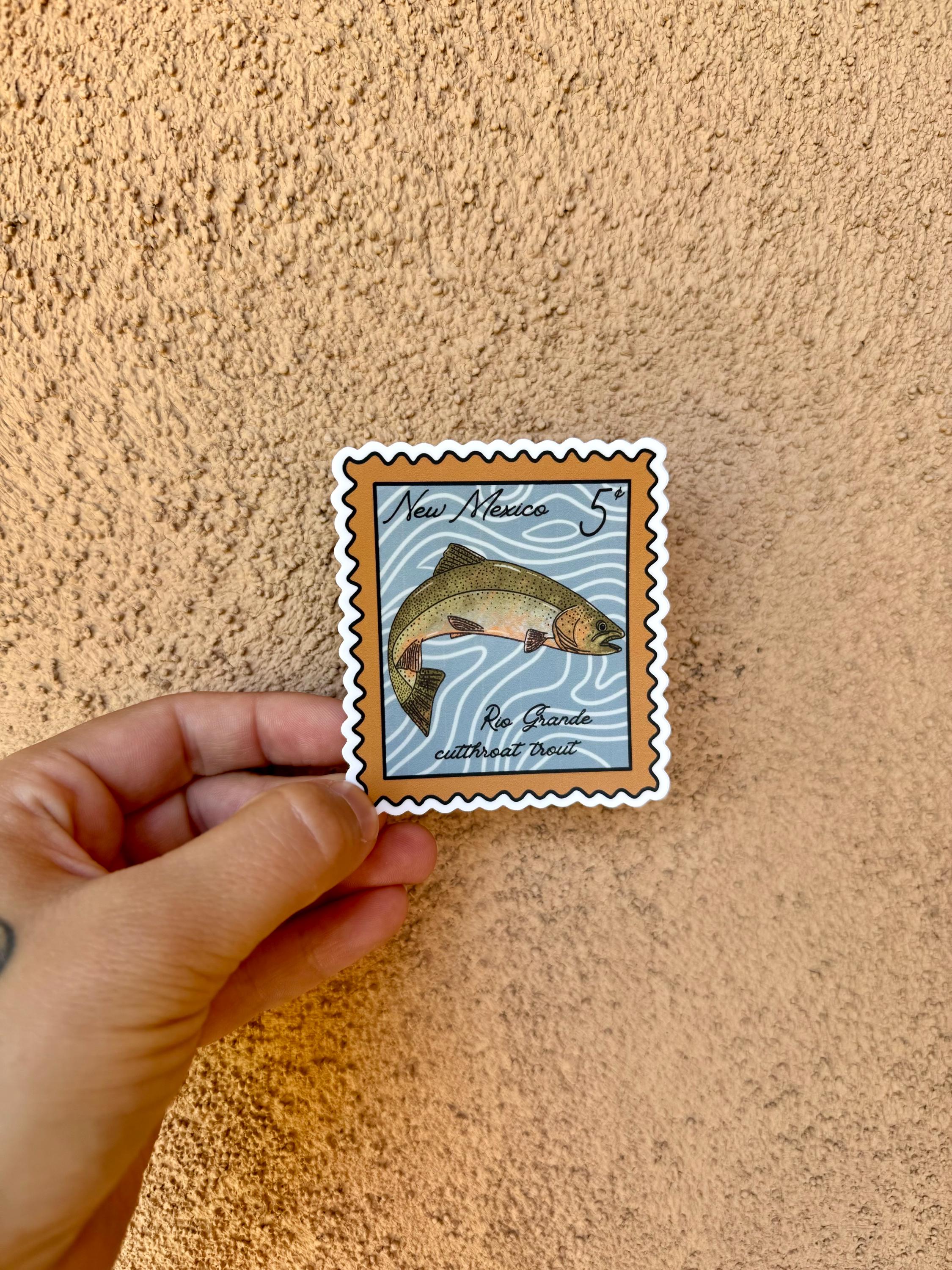 New Mexico Stamp Cutthroat Trout Sticker