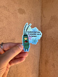 Cartoon See You in Therapy Sticker