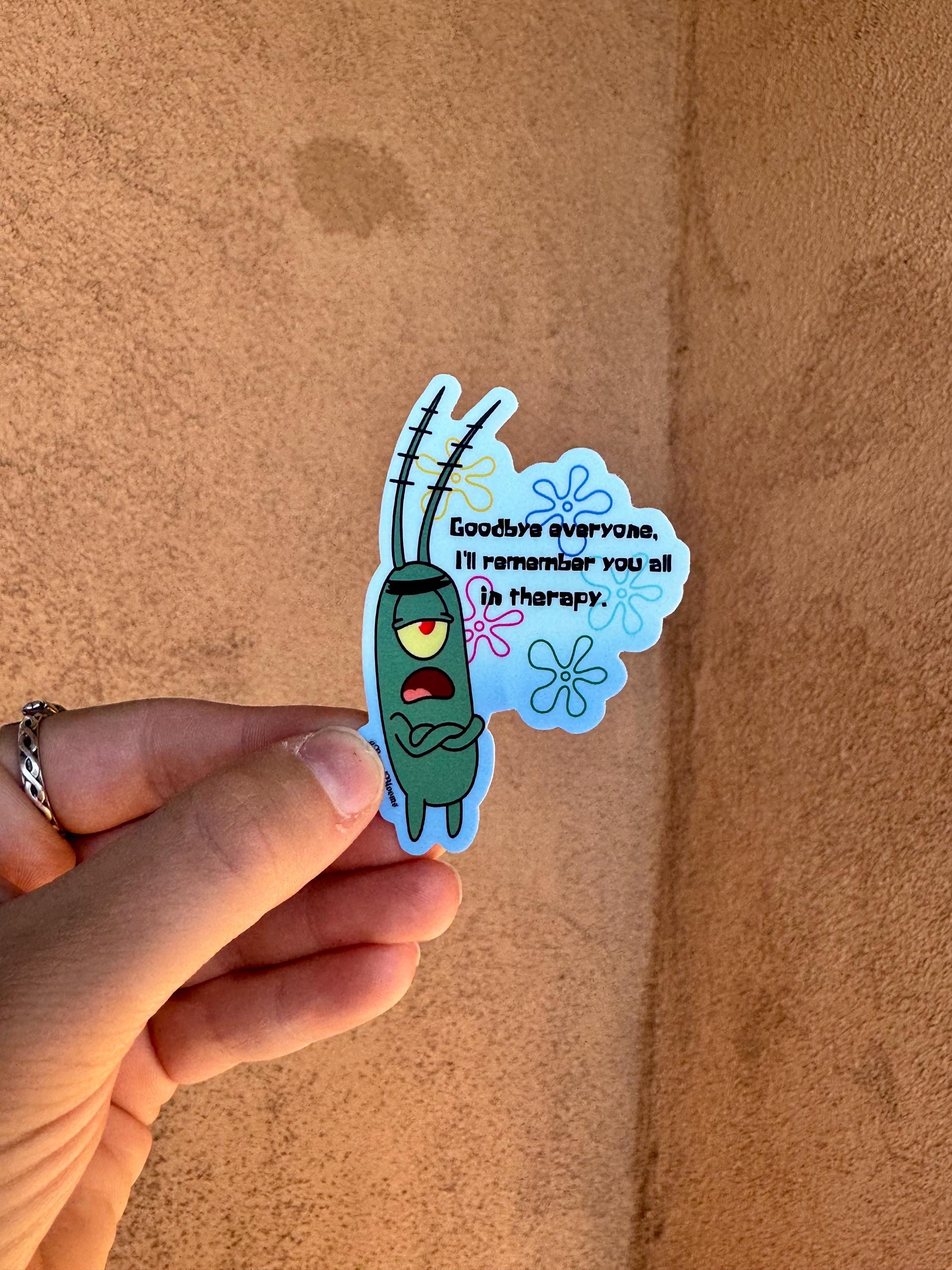 Cartoon See You in Therapy Sticker