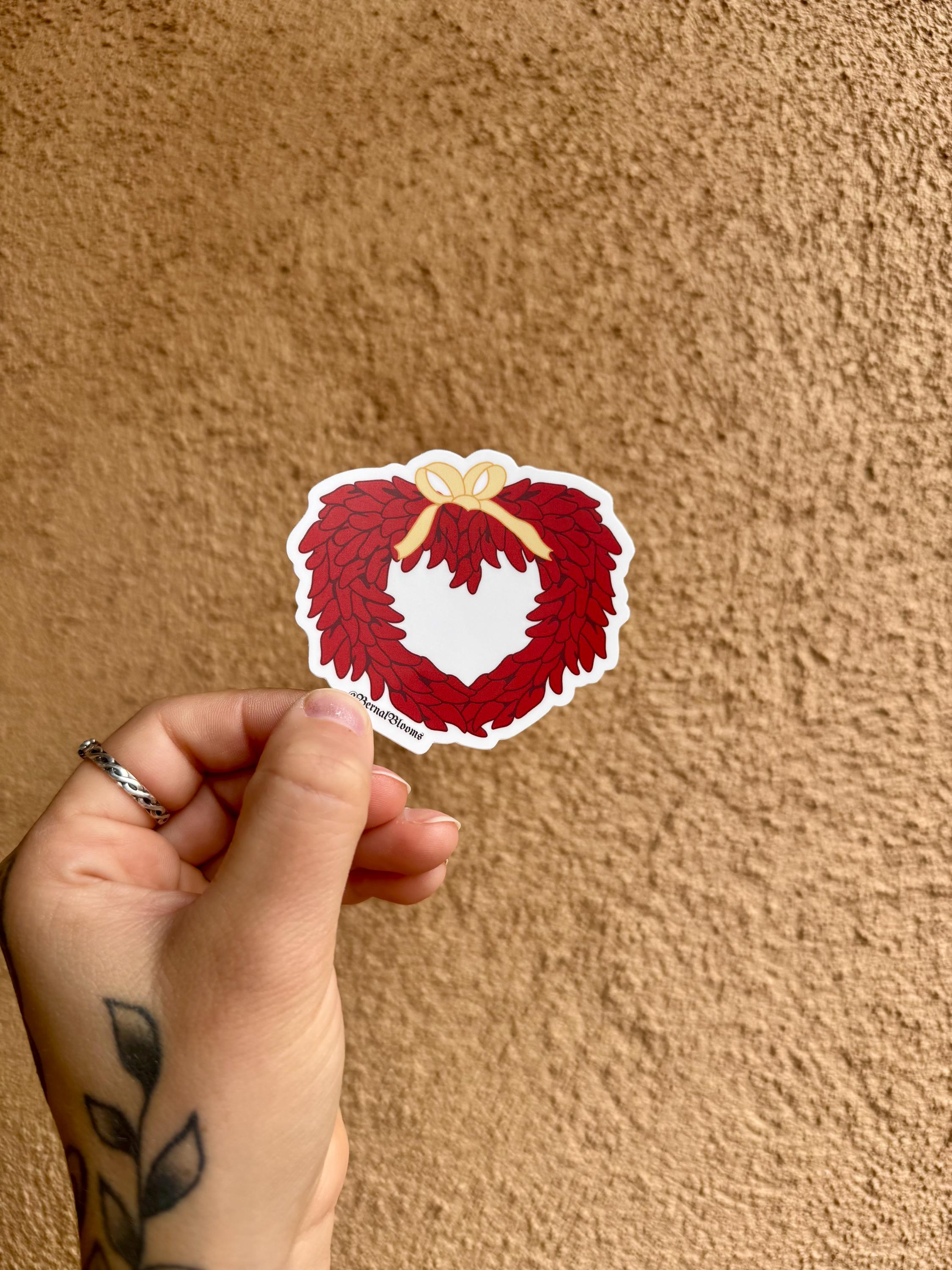 Heart Ristra Sticker