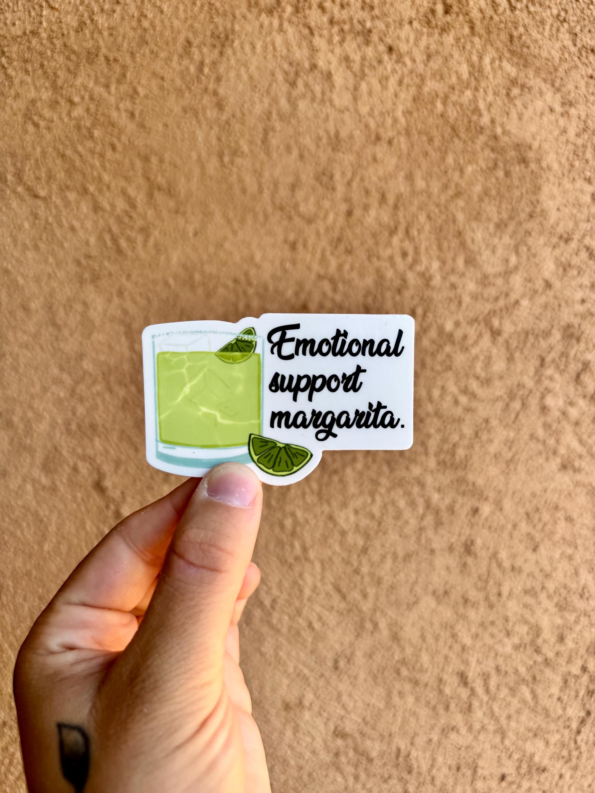 Emotional Support Margarita Sticker