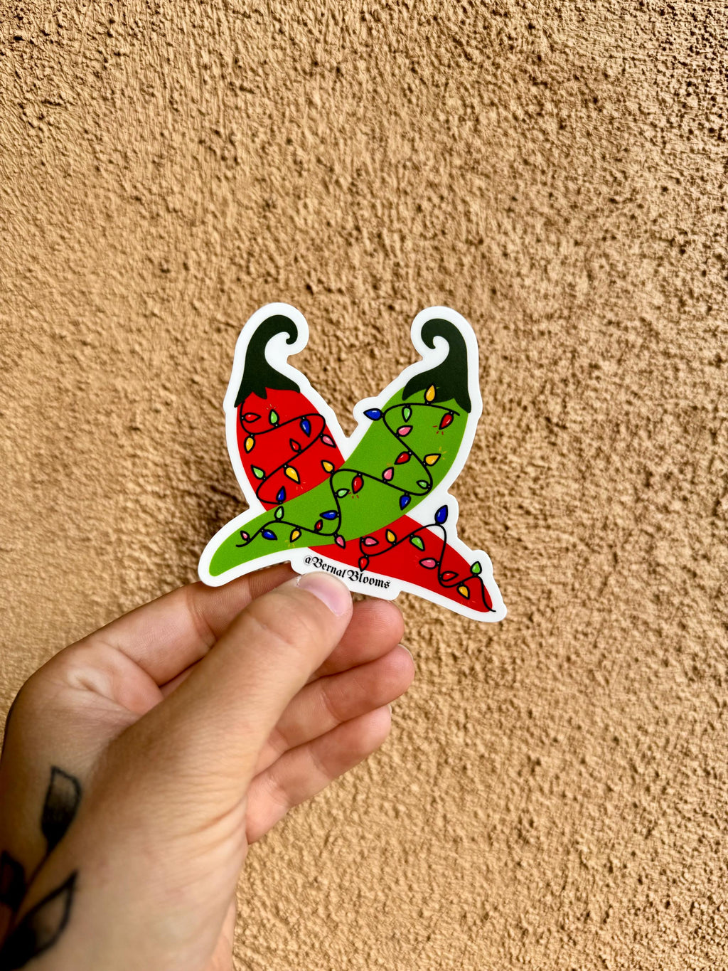 Christmas Chile sticker