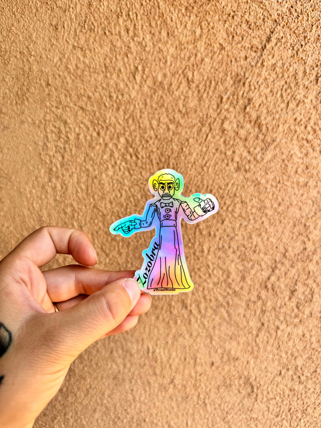 Zozobra Holographic Sticker