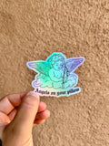 Angels on Your Pillow Sticker