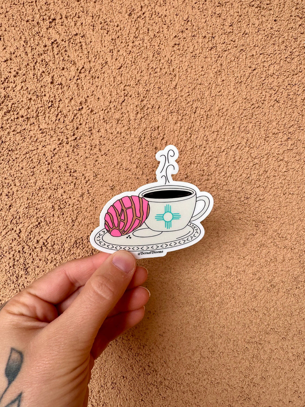 Coffee and Concha Sticker