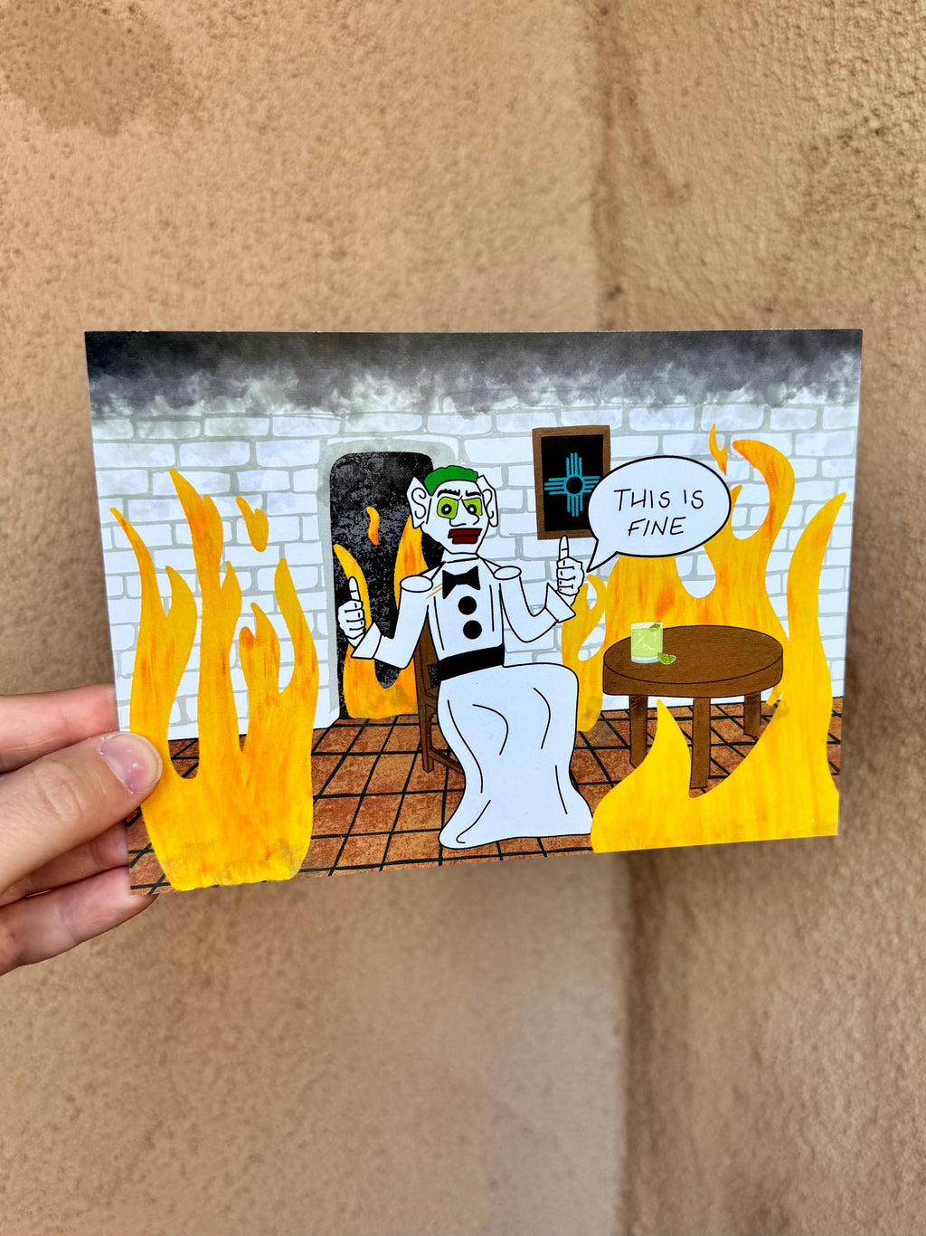 Zozobra Postcard