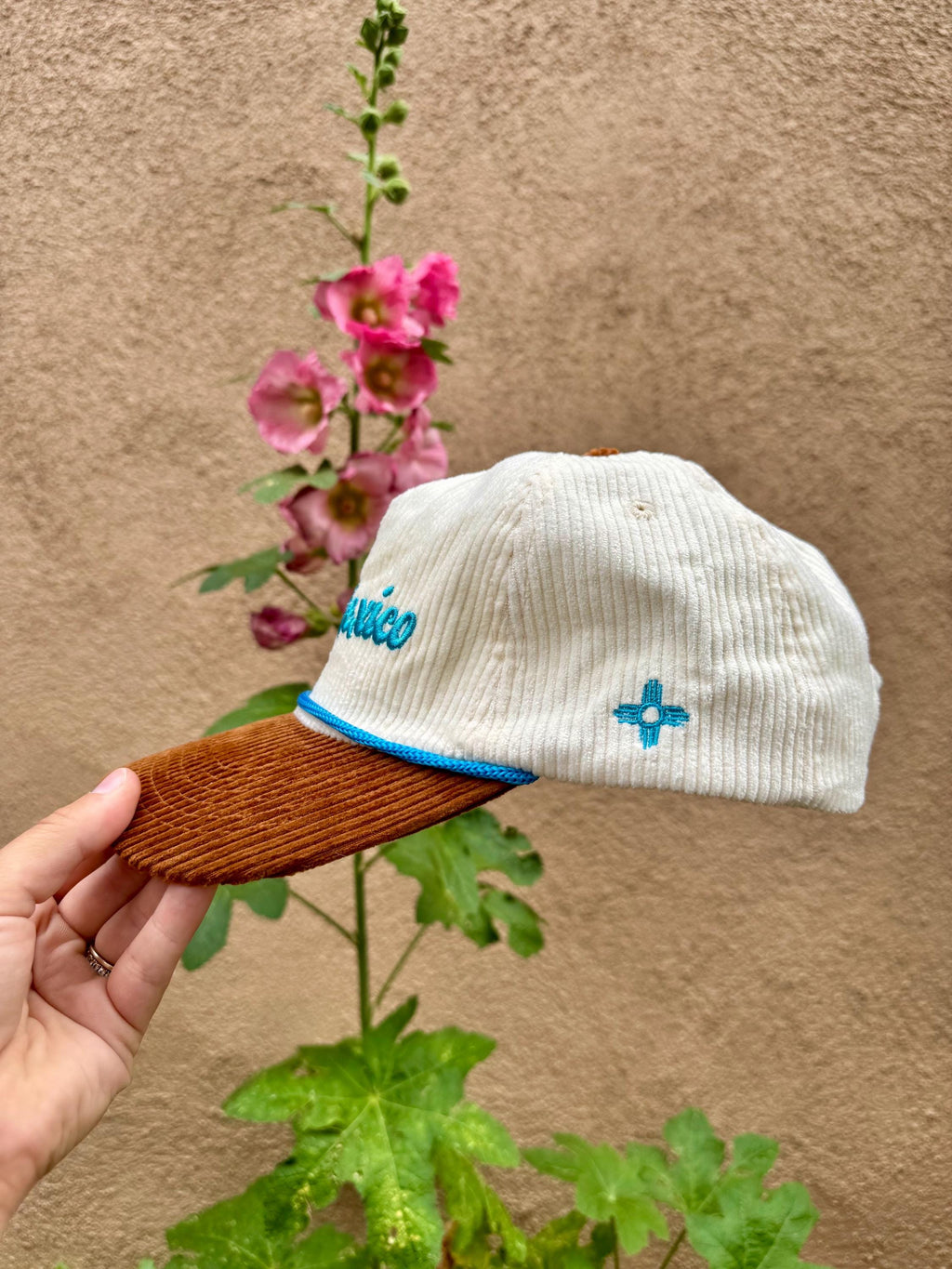 Embroidered New Mexico Corduroy Hat