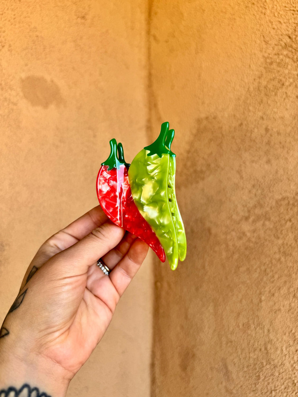 Chile Pepper Hair Claw Clip