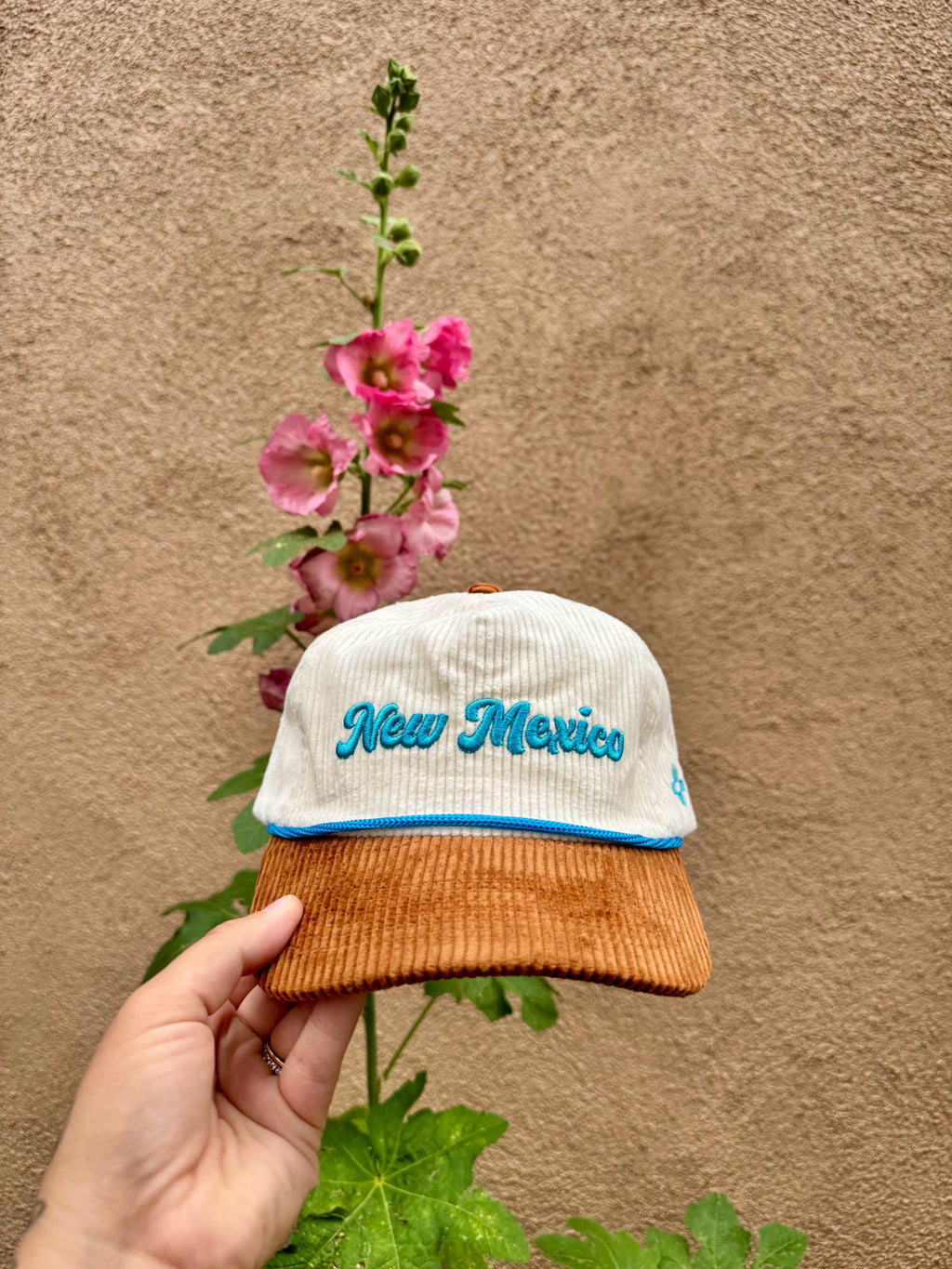 Embroidered New Mexico Corduroy Hat