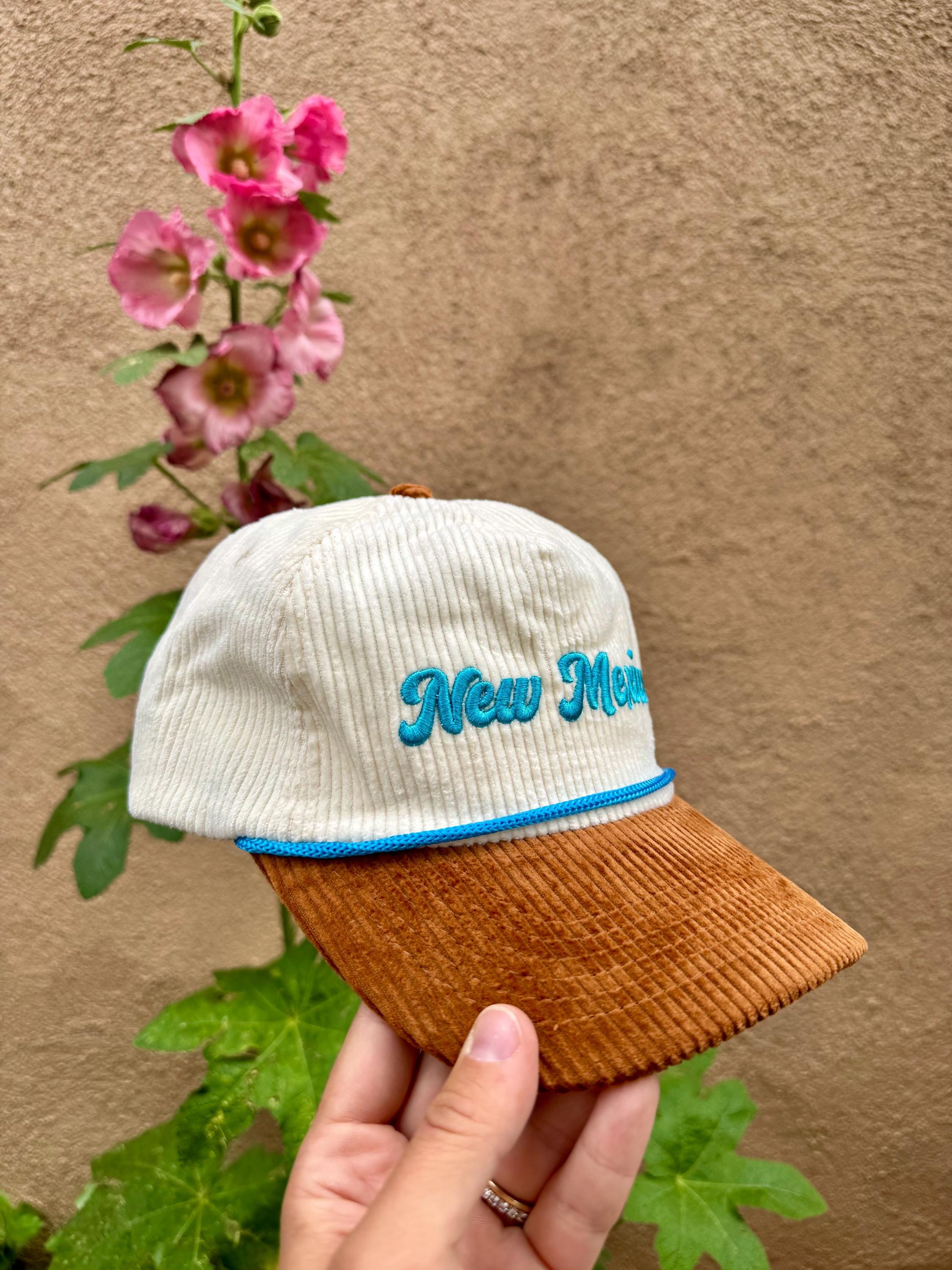 Embroidered New Mexico Corduroy Hat